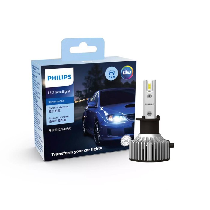 Lampu Mobil Putih Jauh High Beam Philips Led Hb3 Hb4 Ultinon Essential