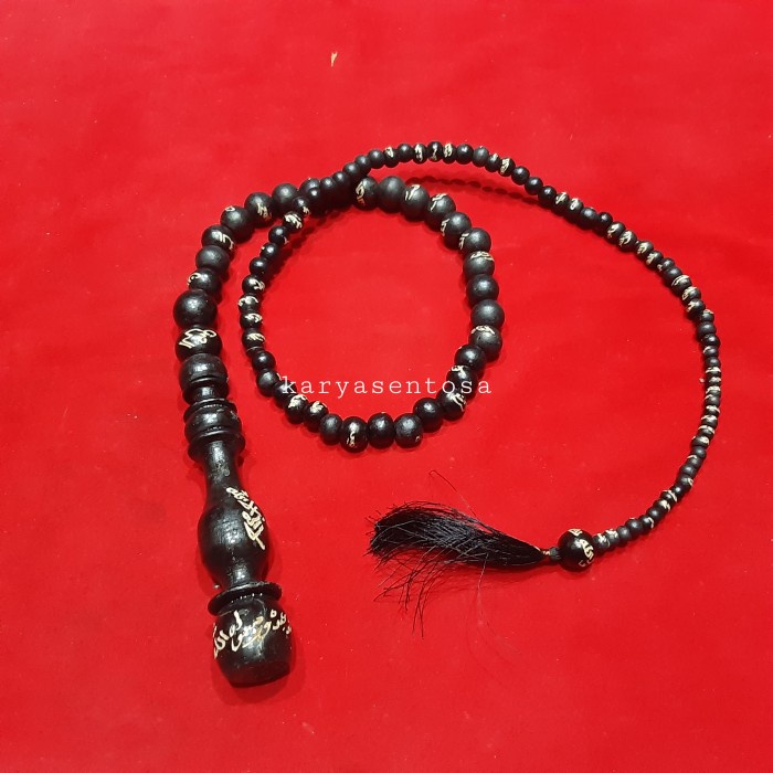 Cemeti Tasbih Warna Hitam Wafak