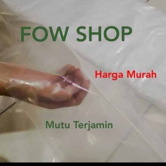 

[BestSeller] Plastik PE bening lebar 1,5 meter untuk cor/bungkus kasur/sofa/lemari