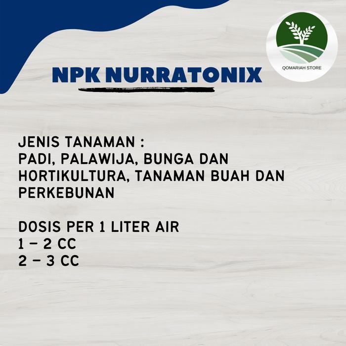NPK NURRATONIX 500ml Pupuk NPK Cair Pupuk Jagung Agar Berbuah Besar & Paling Bagus