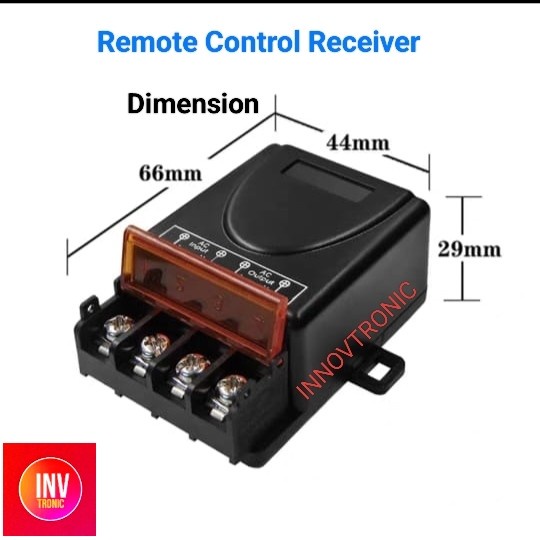 433MHz 5000W 1Ch 220V Remote Control Switch Receiver Pompa Air Lampu + 1 Transmitter/ 2 Transmitter