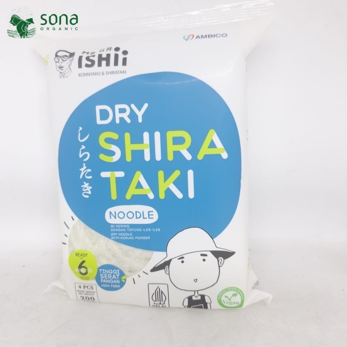 

(BestSeller) mie kering shirataki / Dry shirataki 10pcs 250gr