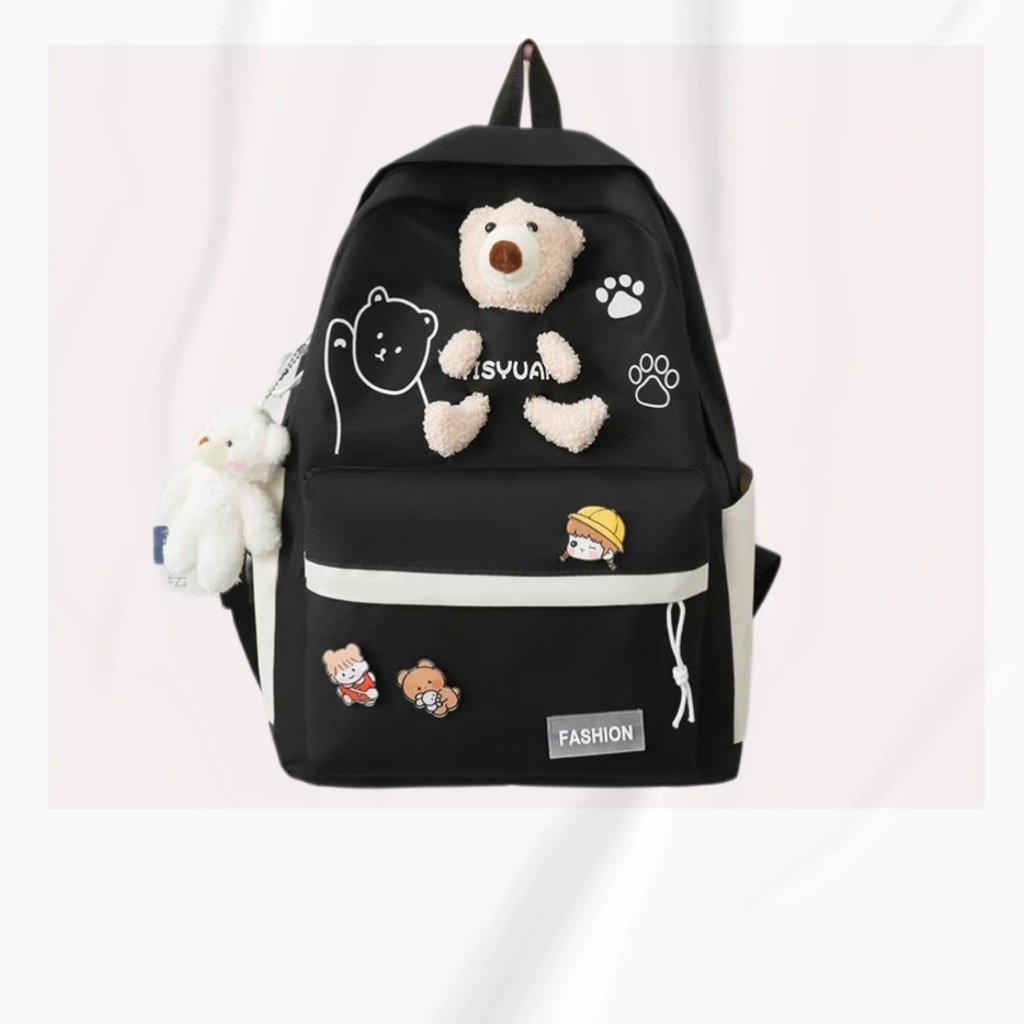 Ransel Polos Ukuran Besar Ransel Anak Cewe Import Terbaru 2025 Tas Ransek Backpack Punggung Korea Ke