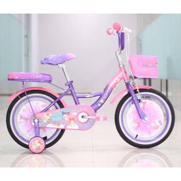 SEPEDA ANAK ELEMENT SANRIO HELLO KITTY 1.0 16 inch PINK RINGAN KECIL Kode 1436