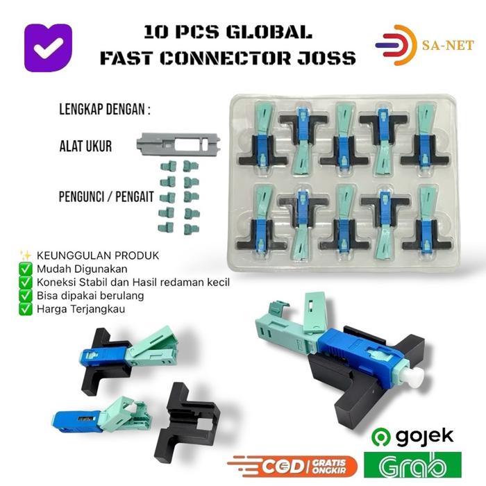 10 Pcs Global Fast Connector Joss Sc Upc