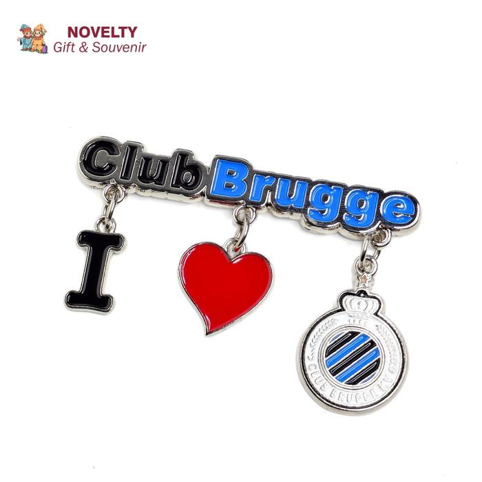 SOUVENIR MAGNET KULKAS RENTENG CLUB BRUGGE OLEH OLEH BELGIA BELGIUM KODE 1223