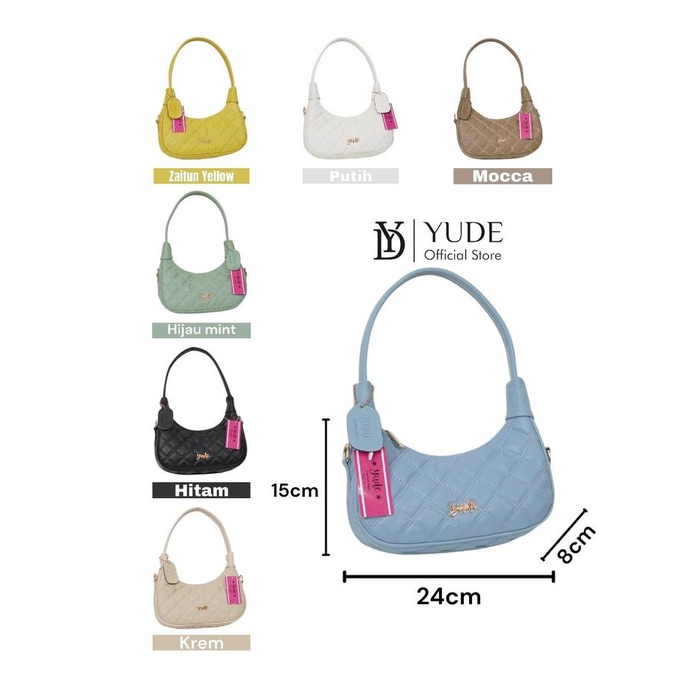 Nevarastore- Yude - Shoulderbag Tas Bahu Wanita Hobo Bag Melodi Selempang