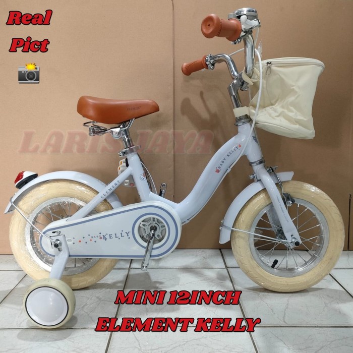 SEPEDA ANAK PEREMPUAN MINI 12 INCH ELEMENT KELLY SEPEDA ANAK 12 INCH ELEMENT , SEPEDA KERANJANG 12
