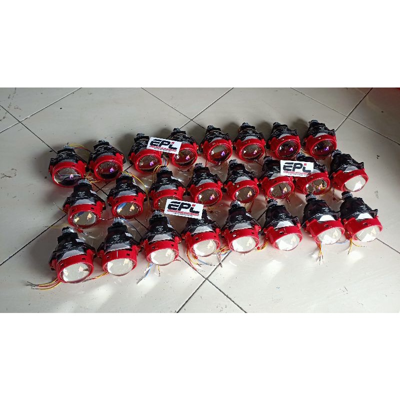 Projie Proji Projector Biled sniper VAHID E11 SURPASS LASER 3 inch Bluelens 53w kembaran E10