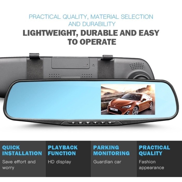 Harga Miring Kamera Mobil Dashcam Dvr Sepion Dashboard Camera Depan Belakang Cctv