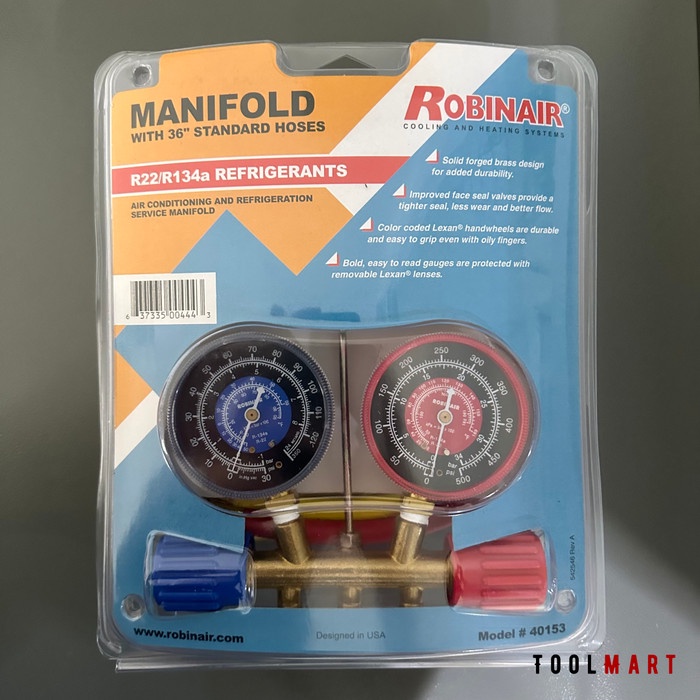 Manifold AC R22 R134A Robinair 40153