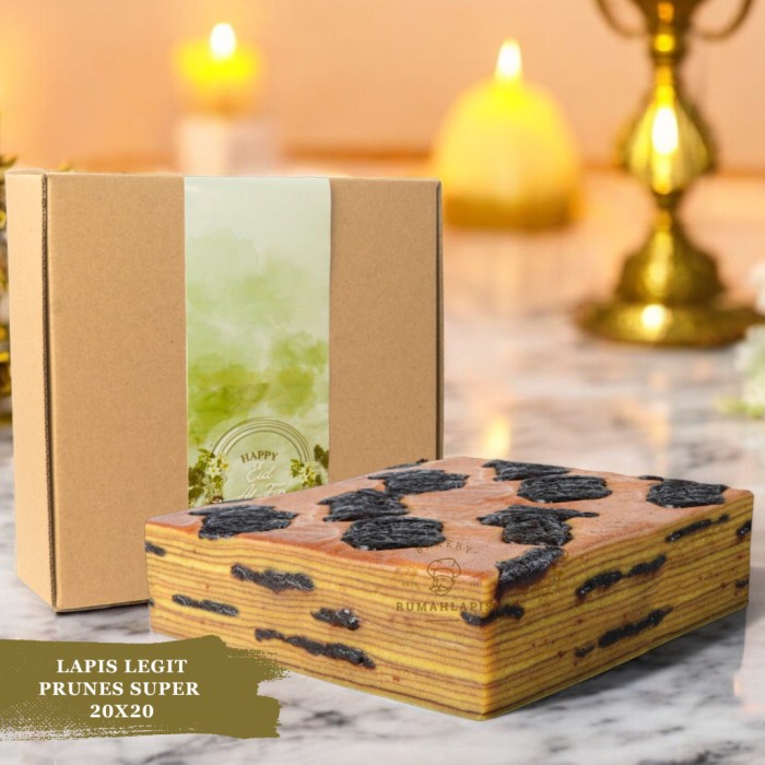 

[RUMAH LAPIS] KUE LAPIS LEGIT 20x20 PRUNES SUPER WISMAN HALAL