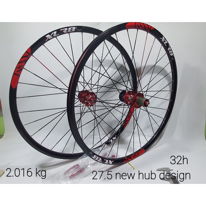 Murah Wheelset Xlr8 Mtb 27.5 Disc Brake 32H New Hub Design
