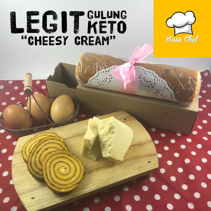 

Lapis Legit Gulung Keto Cheesy Cream Keju