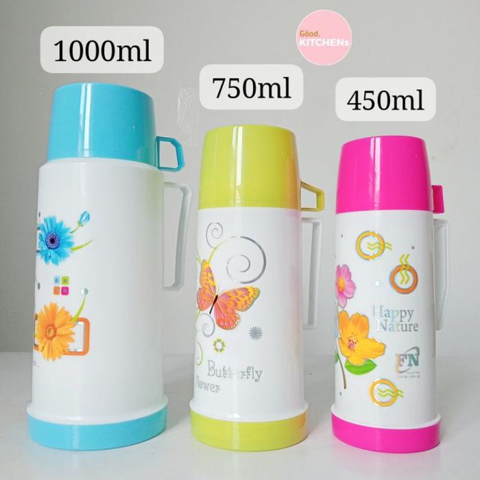 Yuk- G017 TERMOS TREMOS THERMOS FLOWER FLASK TAHAN AIR PANAS TABUNG KACA