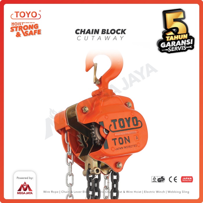 Chain Block / Takel 1 Ton x 15 Meter TOYO