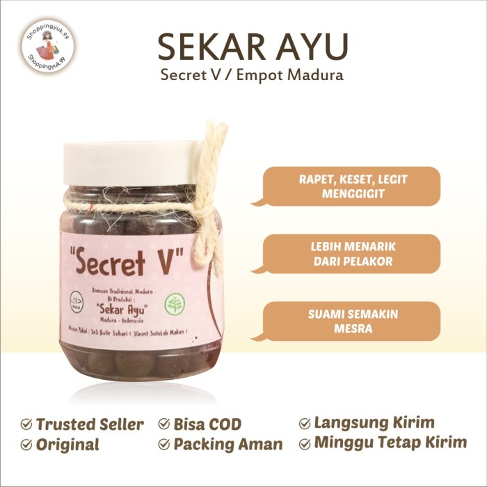 EMPOT MADURA SECRET V BY SEKAR AYU Diskon