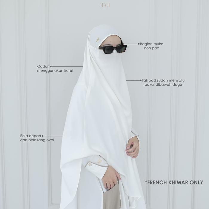 Naj Studio - Zuby Fren Khimar Anti Uv Hijab Instan Antem (Fk Only)