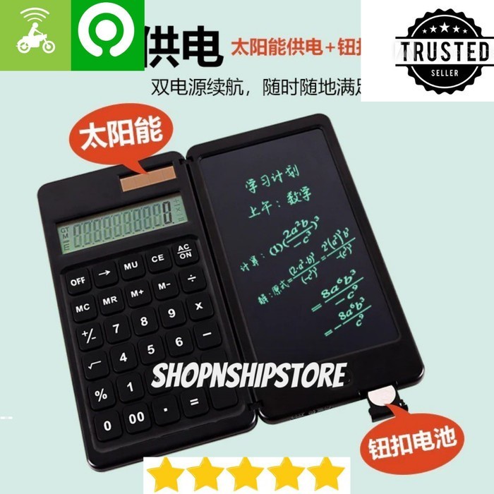 

Jual [READY] kalkulator ilmiah terlipat dengan tablet tulis ORIGINAL