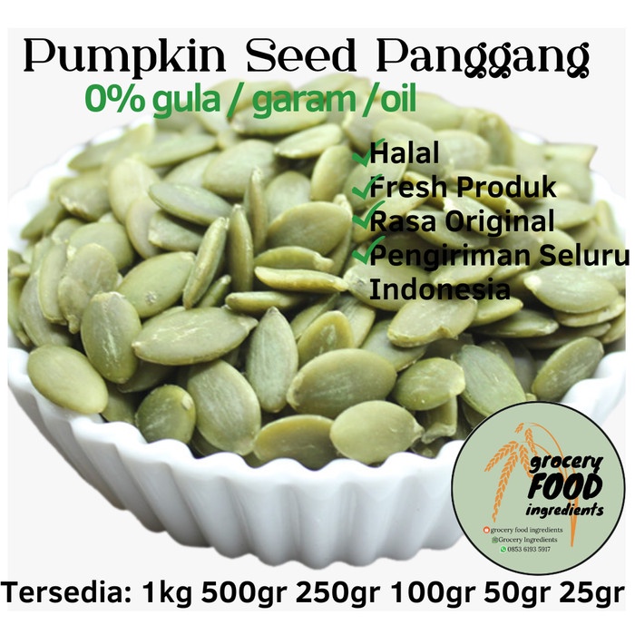 

Roasted pumpkin seeds 1kg/ biji labu panggang