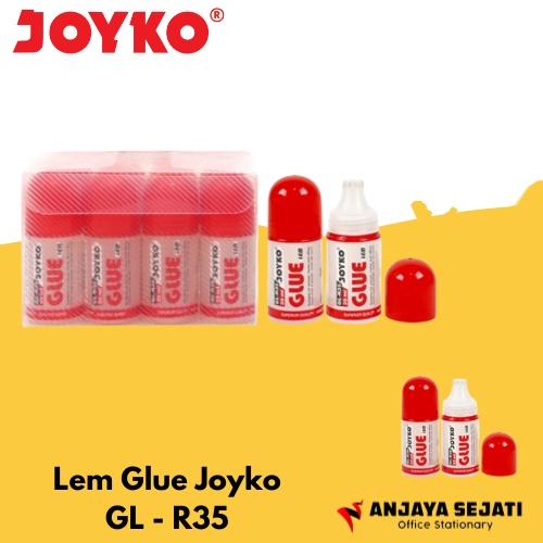 

Lem Glue Joyko GL - R35 Lem Perekat Perlusin (isi 12pcs)