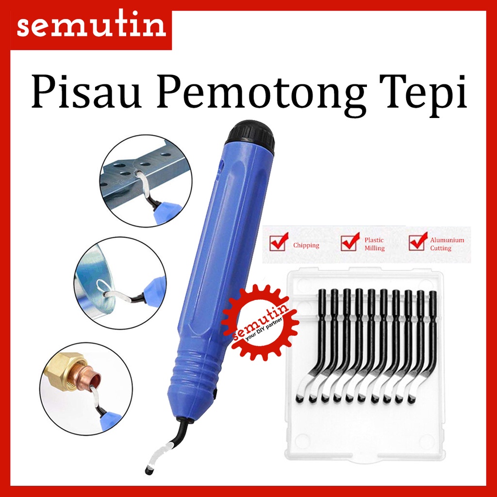 

Pisau Pengikis Pemotong Tepi / Deburring Bahan Tembaga Untuk Tabung
