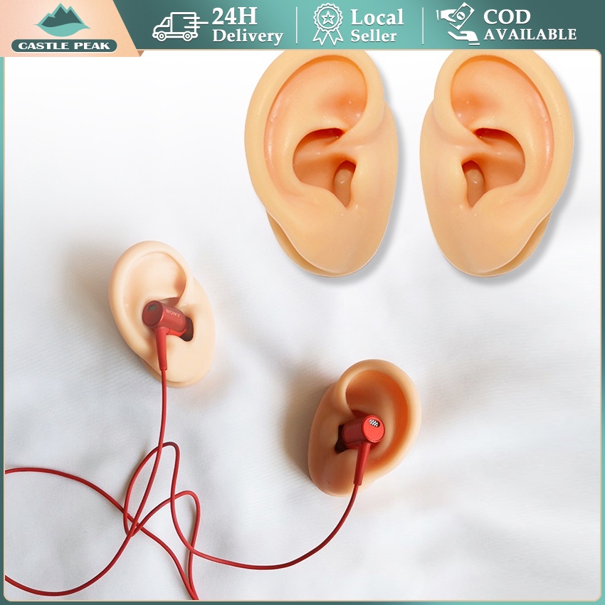 

Model Telinga Manusia Palsu Bahan Silikon Untuk Display Earphone Alat Bantu Mengajar Model Telinga