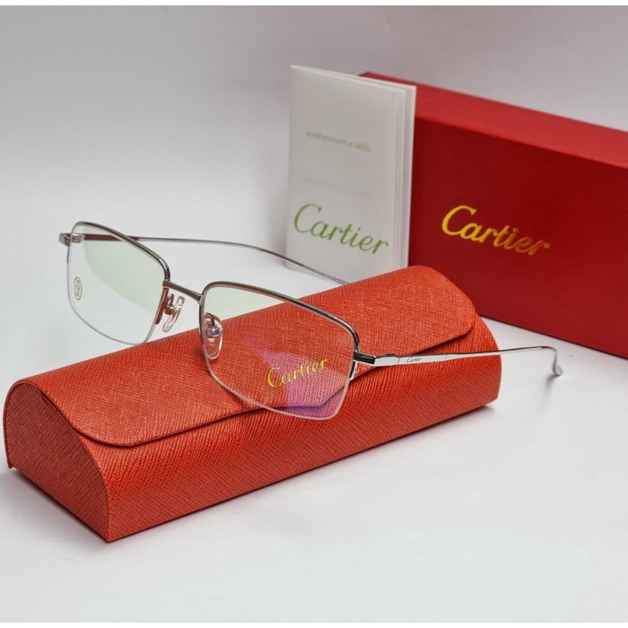 *TOP* FRAME KACAMATA PRIA WANITA HALF FRAME 8201057 PURE TITANIUM GRADE ORIGINAL