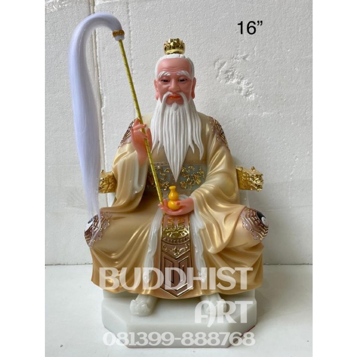 PATUNG DEWA TAI SHANG LAO JUN TAI SIONG 16 INCH MARMER BERAT