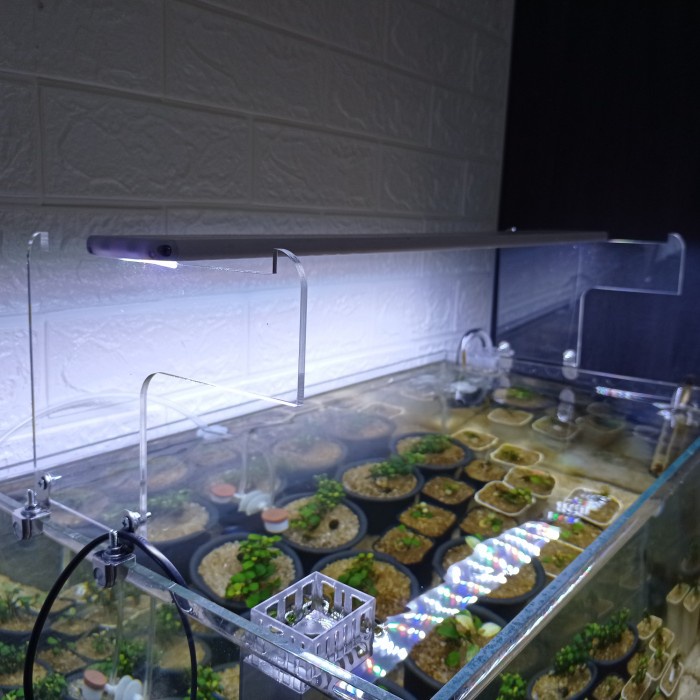 JTTOP" DUDUKAN LAMPU AQUASCAPE AKRILIK / STAND LAPMPU AQUASCAPE