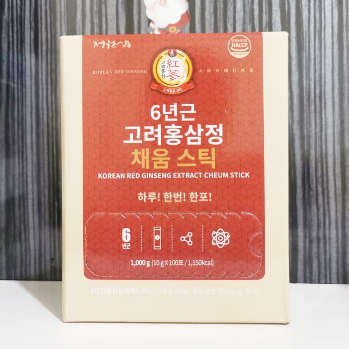 

100pcs Korean red ginseng JUNGWONSAM korea 6 tahun years old merah daily sachet