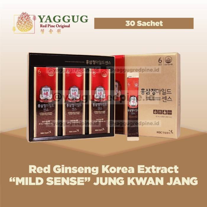 

Red Ginseng Korea Extract Mild Sense Jung Kwan Jang 30 Sachet