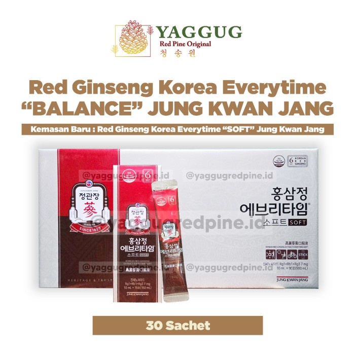 

Jung Kwan Jang Red Ginseng Everytime Balance 30 Sachet