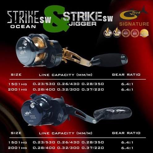 Diskon Reel Oh Gtech Strike Ocean 1500 2000 Packing Aman