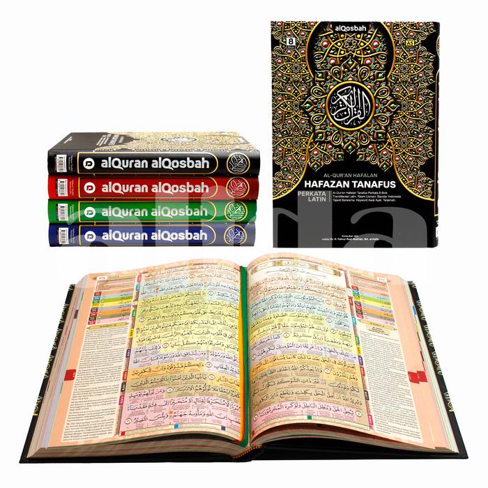 

AL-QURAN HAFAZAN PERKATA LATIN UK A4 ALQURAN HAFALAN TERJEMAH TAJWID WARNA ALQOSBAH TERLARIS