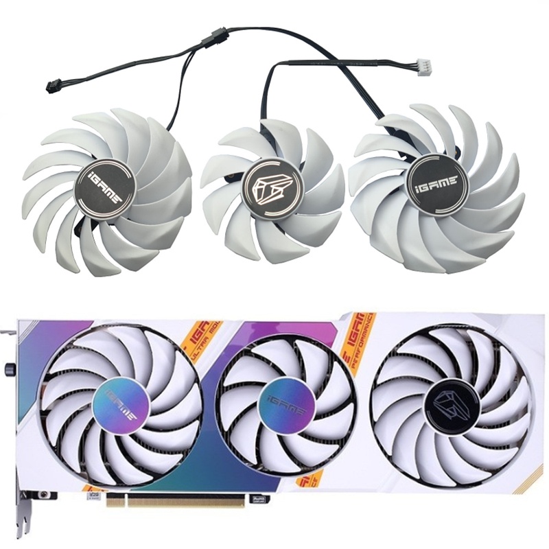 SALE Cooling Fan iGame RTX 3080 GPU FAN For COLORFUL iGame GeForce RTX 3070 3060Ti Ultra RTX 3080Ti 