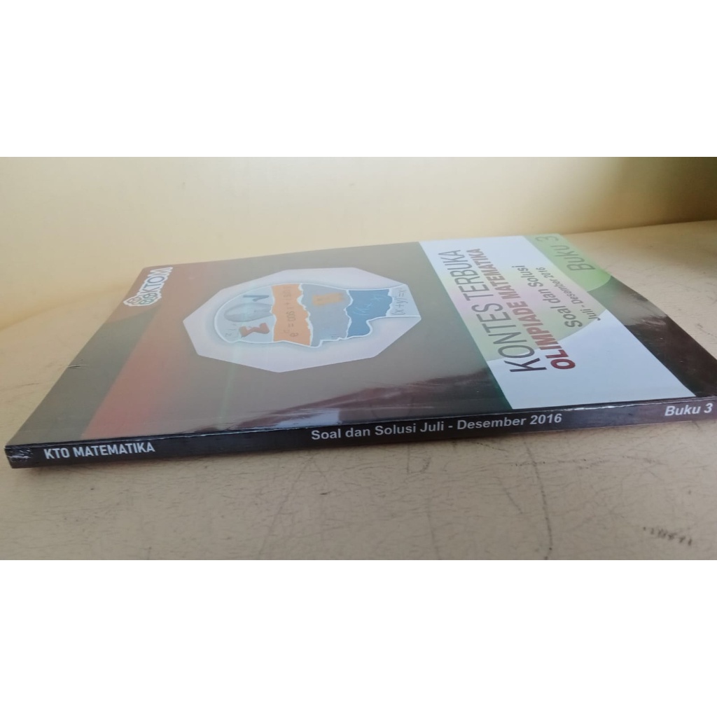 {{ Buku 3 Kontes Terbuka Olimpiade Matematika Soal dan Solusi Juli - Desember 2016 Ready}}