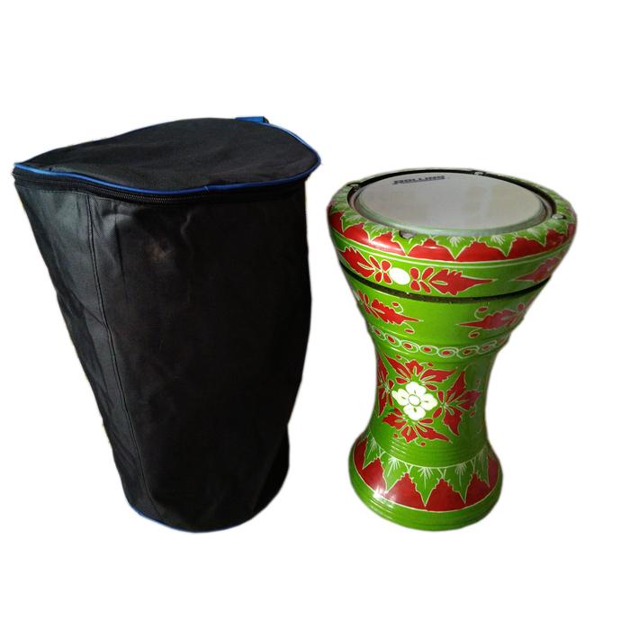 Tumbuk Dumbuk pinggang - batu kayu dan alumunium polos batik mika import 8 inch besar plus tas -