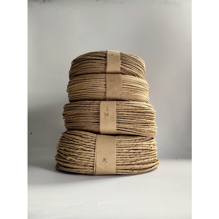 EKSLUSIF tali peperbag tali kertas loom craft paper size 0,5-1mm (no.1,5)
