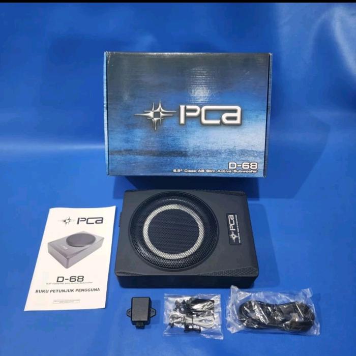 Subwoofer mobil kolong jok aktif pca D-108 300 watts