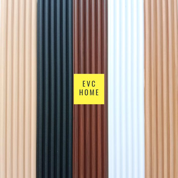 EVCHOME WPC WOOD PANEL CIRCULAR/ FLUTED WALLPANEL/ DEKORASI DINDING MODEL BULAT