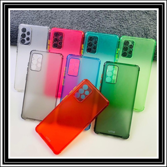 SAMSUNG GALAXY A52S / A52 4G 5G UME MATTE RAINBOW SOFT CASE ORIGINAL