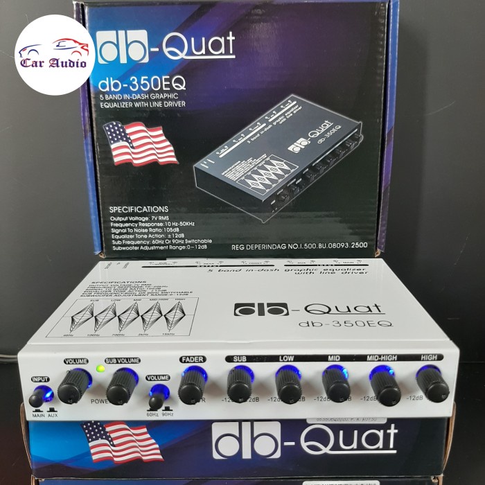 Parametrik Audio Mobil Equalizer Pre Amp Coustic