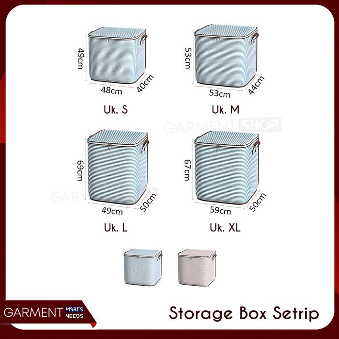 SPECIAL Storage Bag Jumbo Tas Keranjang Penyimpan Selimut Pakaian Lemari Box Organizer Tutup