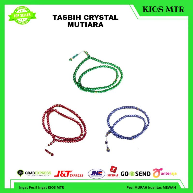 Tasbih CRYSTAL MUTIARA Cantik 99 Butir Murah, Tasbih Mutiara Murah, Tasbeh Murah