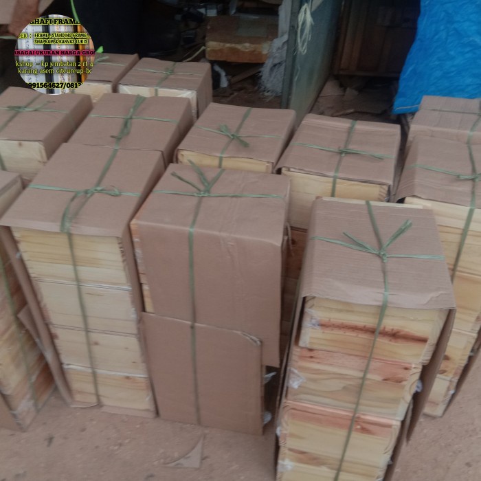 LangsungKirim- wooden sliding acrylic box