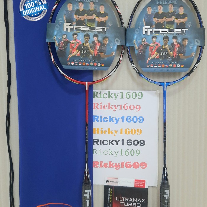 JaminAnOkE- RAKET BADMINTON FELET AEROMARS-10 / FELET GALAXY FLARE-10 (MAX 32 LBS)