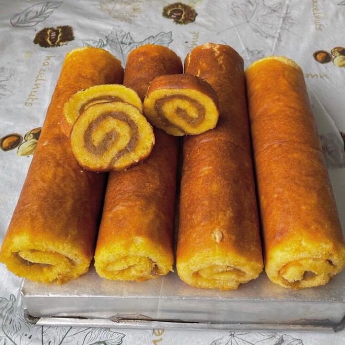 

Cemilan Kue gulung nanas lapis legit roll