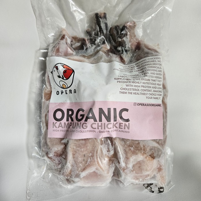 

Ayam Kampung Organik Frozen 700 Gram Opera Organic Fresh Chicken