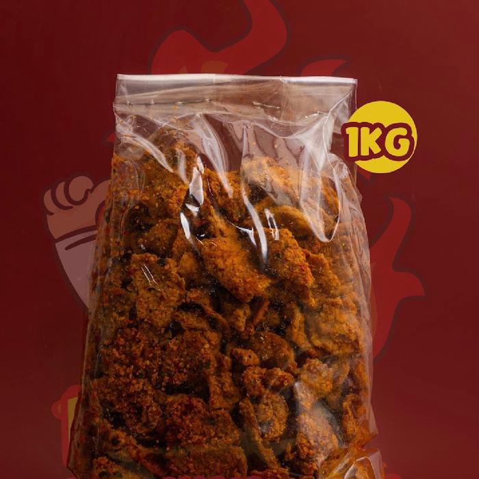 

Cemilan Kulit ayam crispy Rajangemil 1 KG